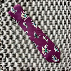 RARE VNTG Polo Ralph Lauren | 100% Silk, Handmade in U.S.A | Ballroom Dancers